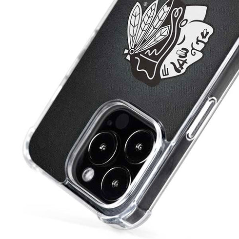 NHL Chicago Blackhawks Black Background iPhone 16 Pro MagSafe Case